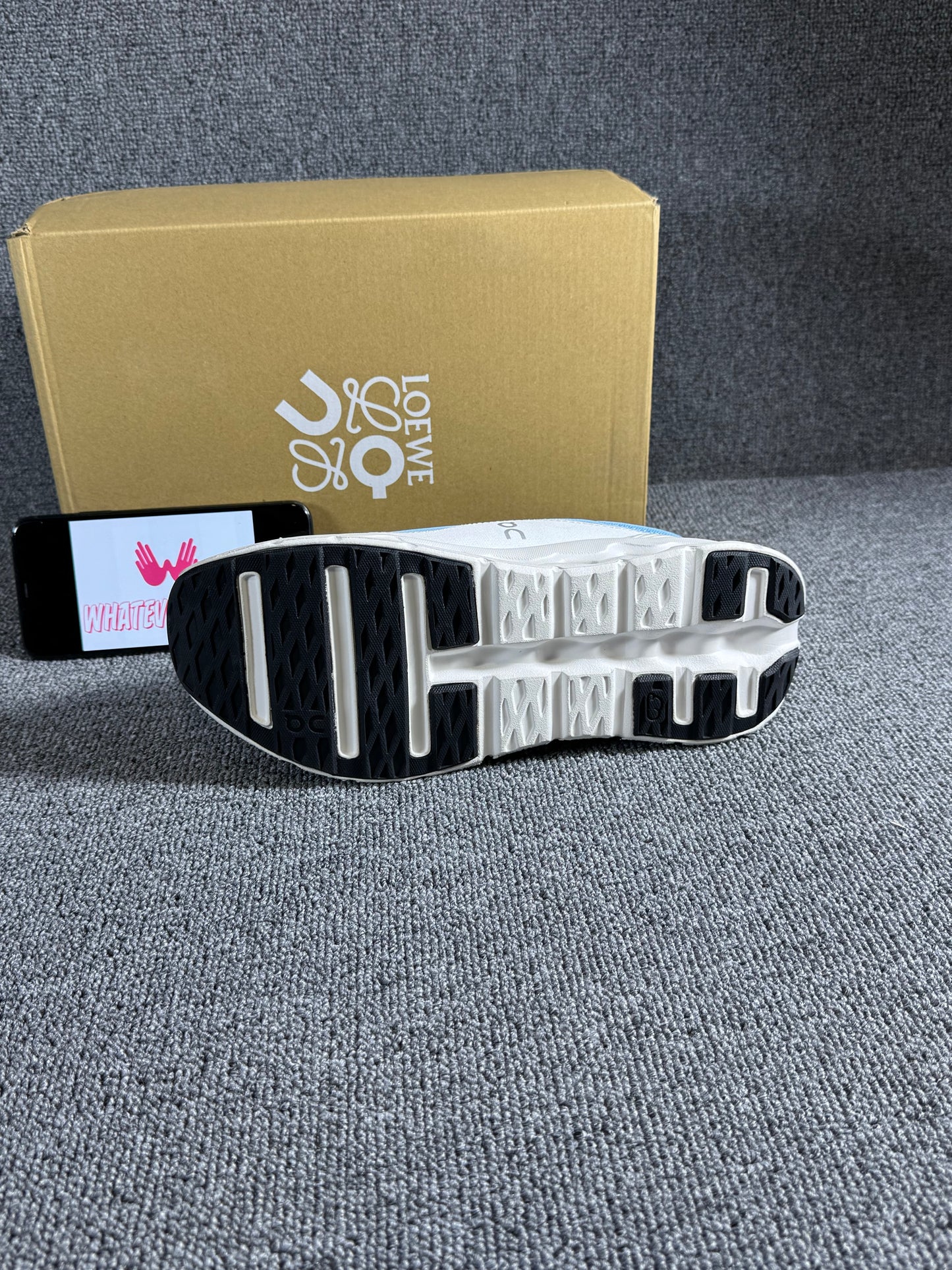 On Running x Loewe Cloudtilt 2.0 Blue and white colorway