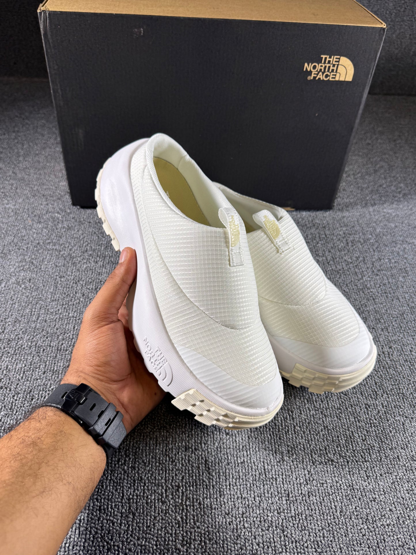 North Face Mule White
