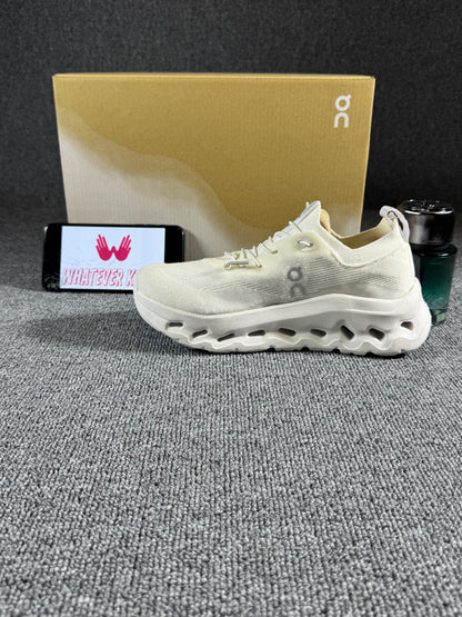 LOEWE x On Cloud tilt running sneaker in a sand/cream colorway