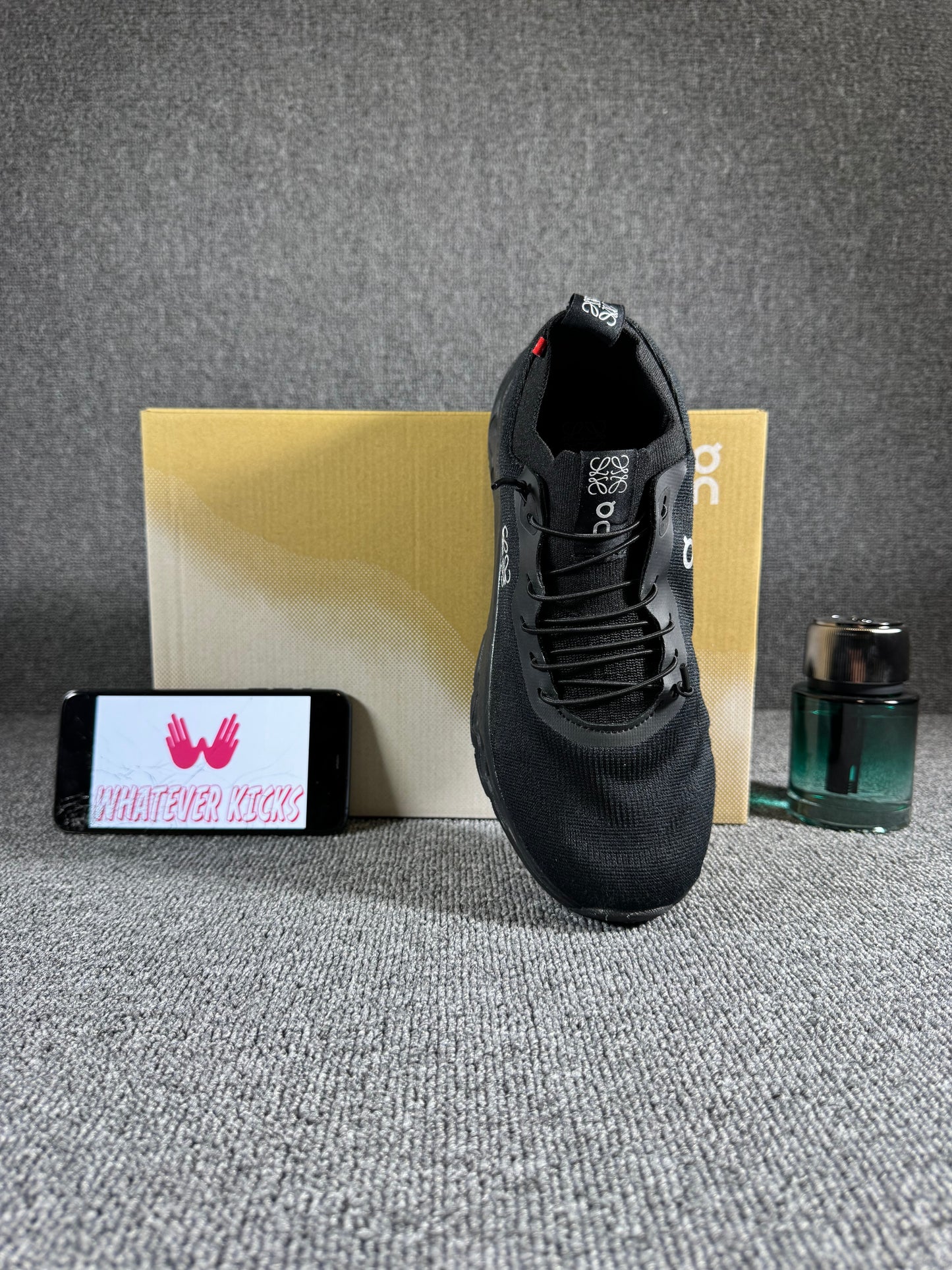 Loewe x On Cloudtilt sneakers in the "All Black"