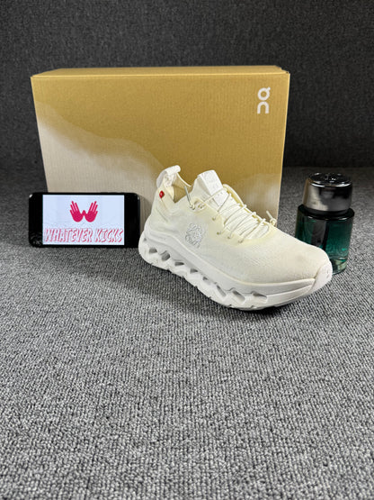 LOEWE x On Cloud tilt running sneaker in a sand/cream colorway