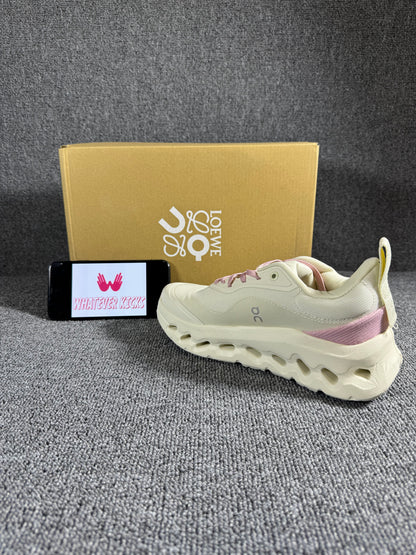 On Running x Loewe Cloudtilt 2.0 Pink and white colorway