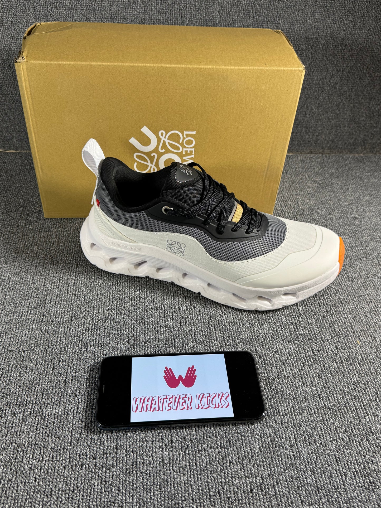 On Running x Loewe Cloudtilt 2.0 black and white colorway