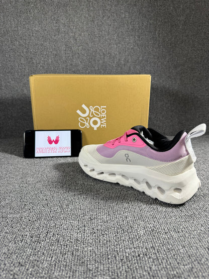 On Running x Loewe Cloudtilt 2.0 Pink and white colorway