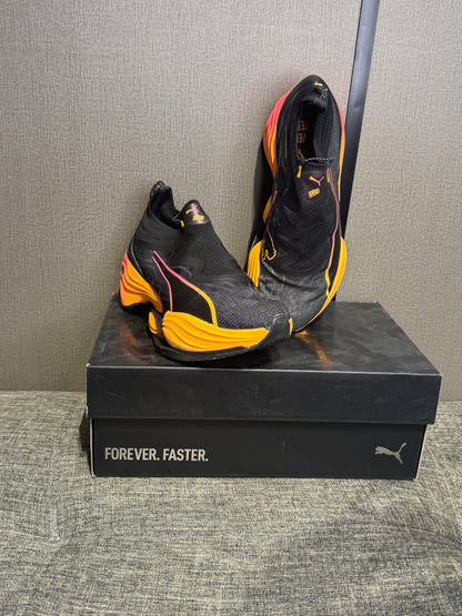 Puma Fast-RB Nitro Elite running shoes in the Black Sun Stream