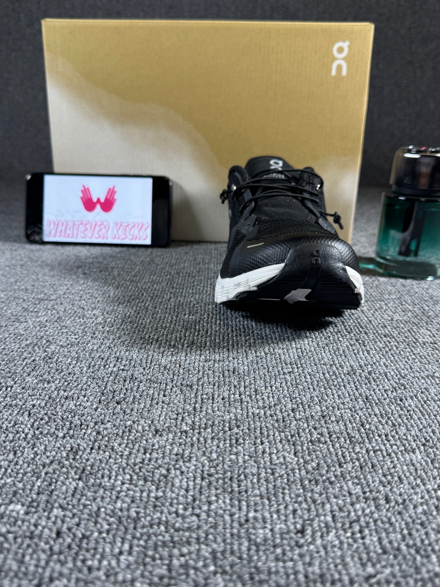 On Cloud 5 sneaker in the black and white