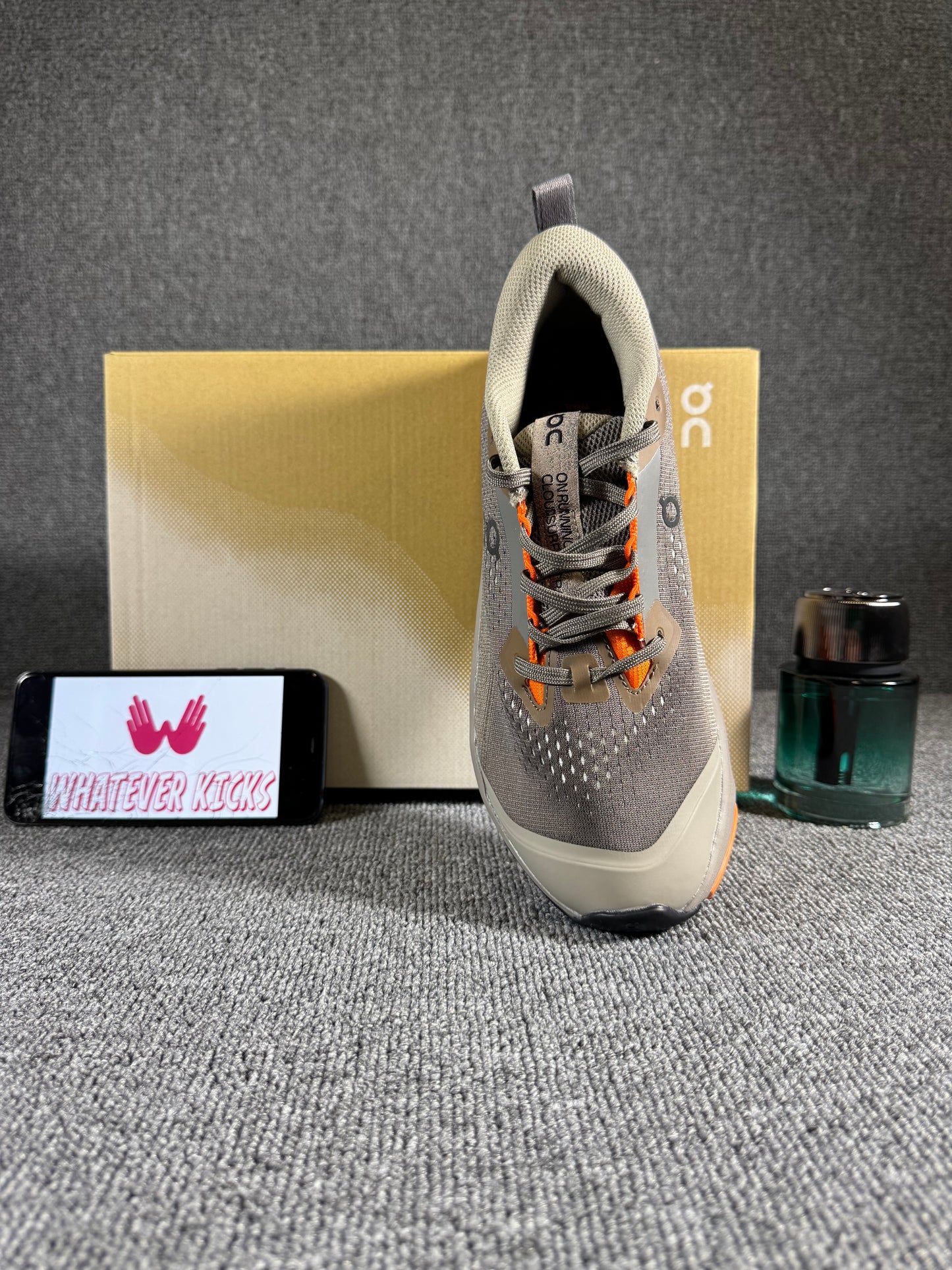 On Cloud surfer Trail 2 running shoe in the Eclipse/Cinder