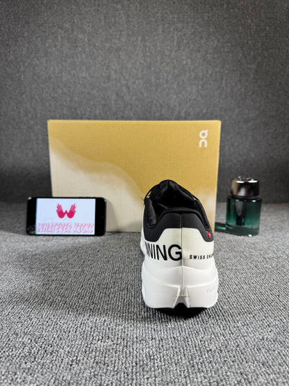 On Cloudsurfer Next running shoes in the Glacier White color.