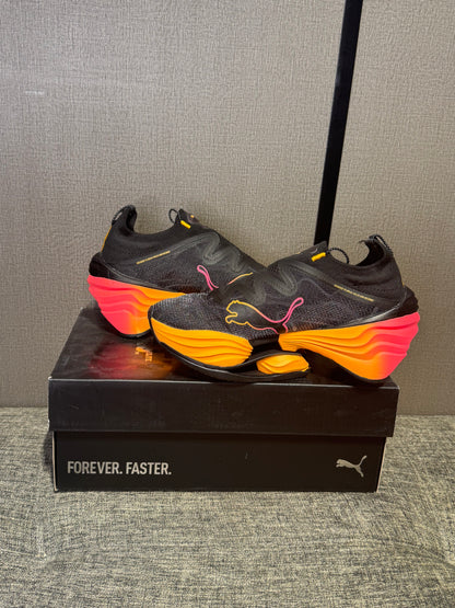 Puma Fast-RB Nitro Elite running shoes in the Black Sun Stream