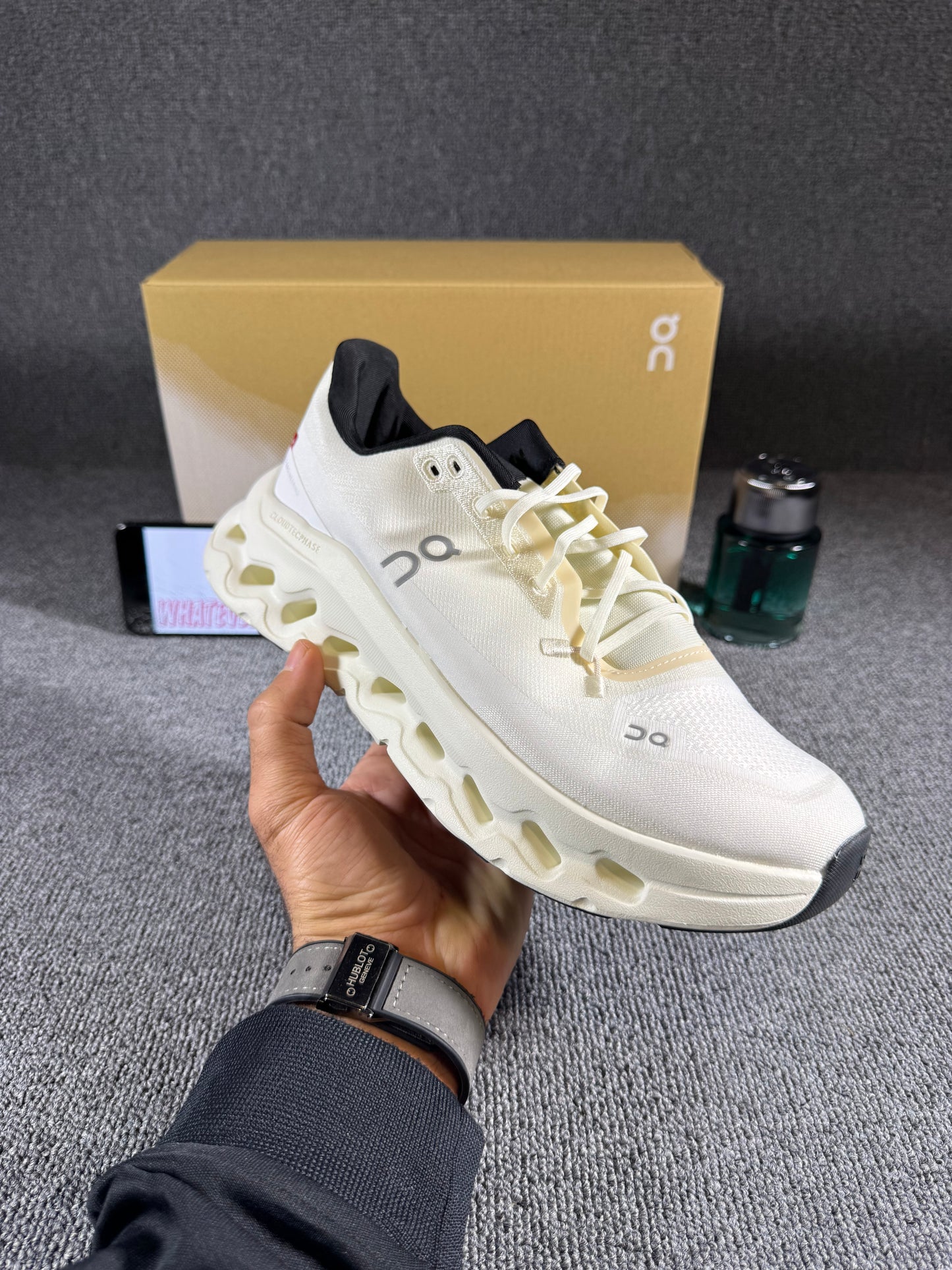 On Cloudtilt sneaker in the "Pearl | Ice