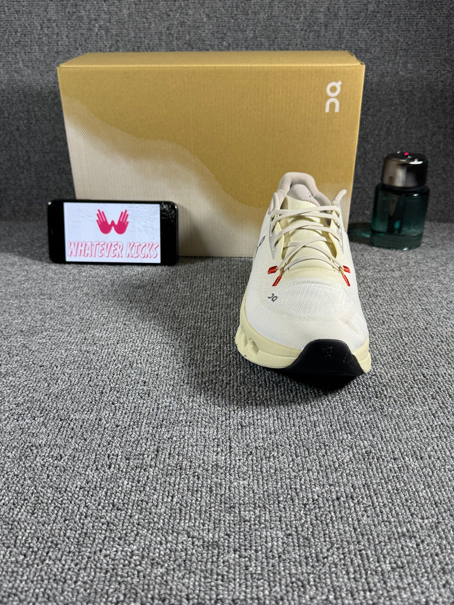 On Cloud tilt sneaker in the Sand/Cream colorway