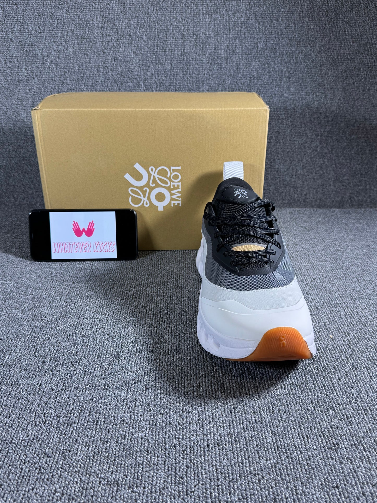 On Running x Loewe Cloudtilt 2.0 black and white colorway