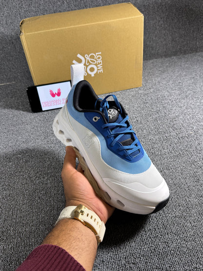 On Running x Loewe Cloudtilt 2.0 Blue and white colorway