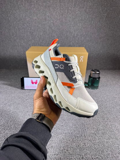 On Running Cloudhorizon Waterproof shoe in the black and eclips