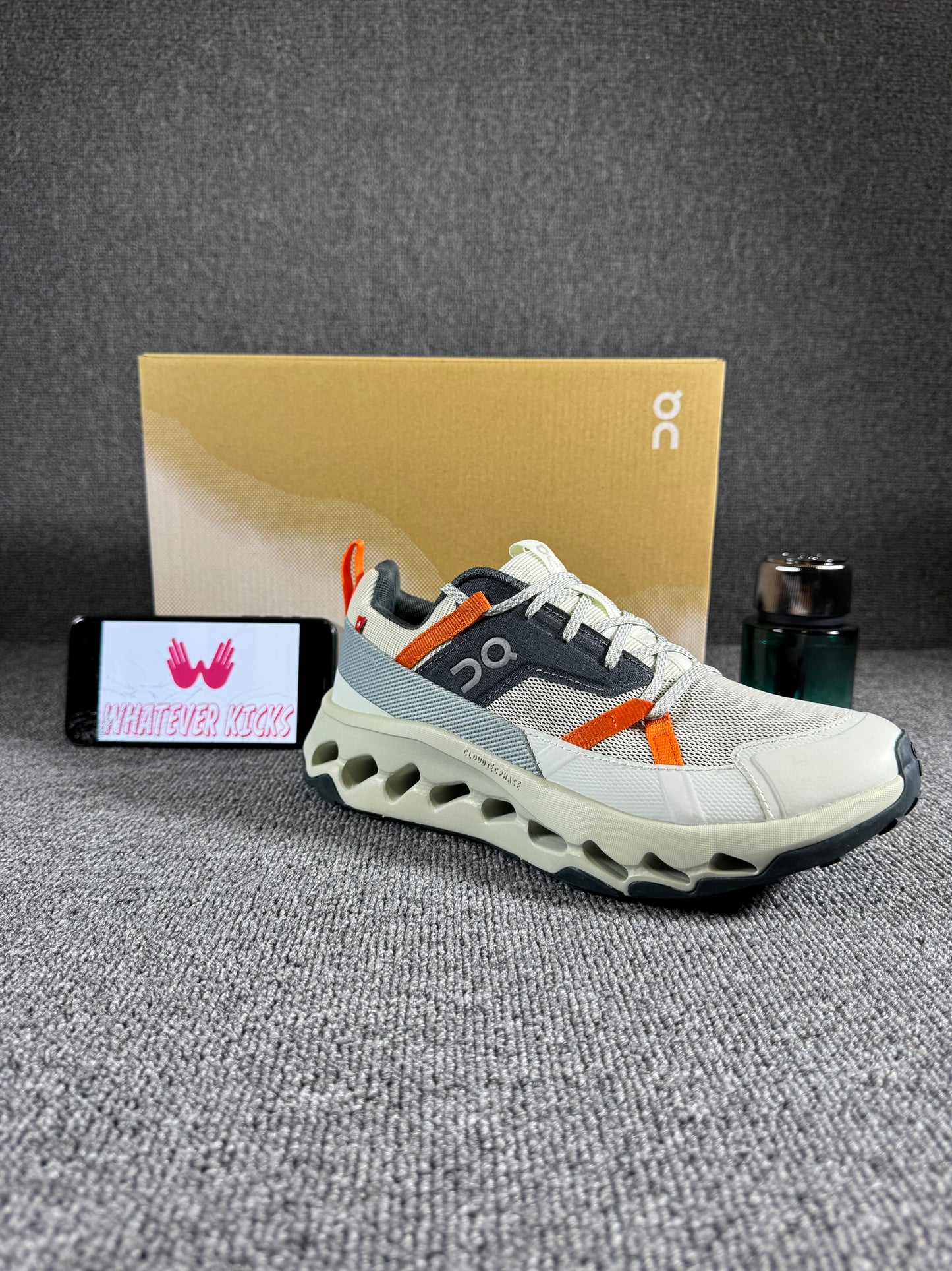 On Running Cloudhorizon Waterproof shoe in the black and eclips