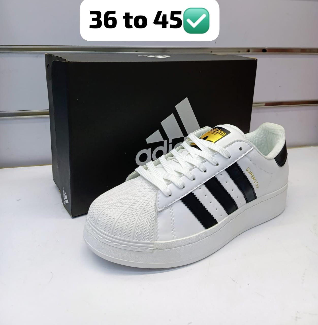 Adidas Super Star White