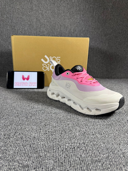 On Running x Loewe Cloudtilt 2.0 Pink and white colorway