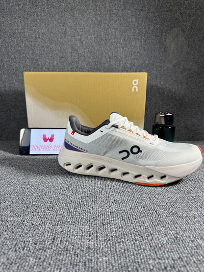 On Cloud surfer Next running shoes in the white/flame