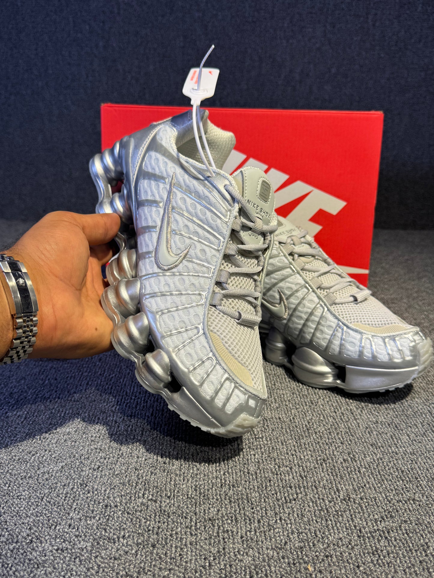 Nike SHOX TL Silver